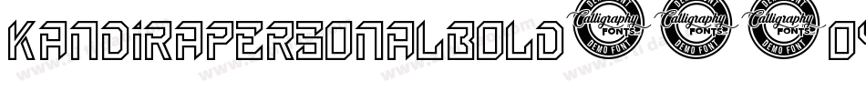 KandiraPersonalBold-69OY字体转换