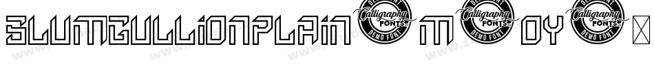 SlumgullionPlain-M3oY字体转换