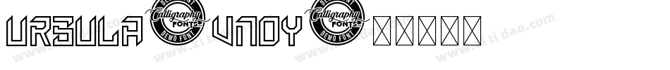 Ursula-VnOy字体转换
