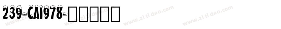 239-CAI978字体转换