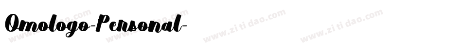 Omologo-Personal字体转换