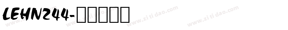 LEHN244字体转换