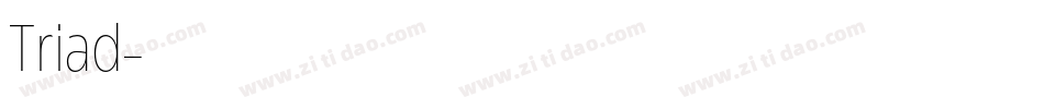 Triad字体转换