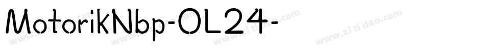 MotorikNbp-0L24字体转换