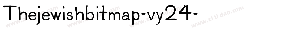 Thejewishbitmap-vy24字体转换