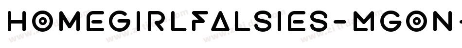 Homegirlfalsies-MGon字体转换