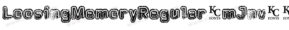 LoosingMemoryRegular-mJnv字体转换