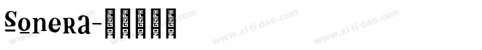Sonera字体转换