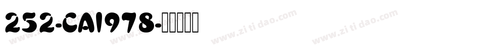 252-CAI978字体转换
