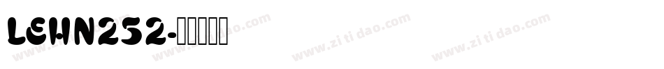 LEHN252字体转换