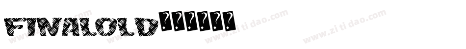 FINALOLD字体转换