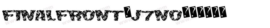 FinalFront-J7no字体转换