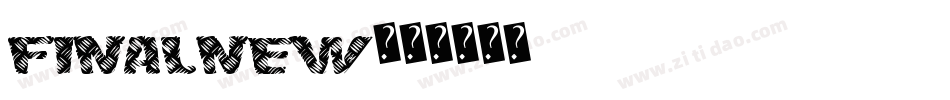 Finalnew字体转换