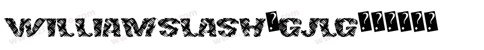 WilliamSlash-Gjlg字体转换