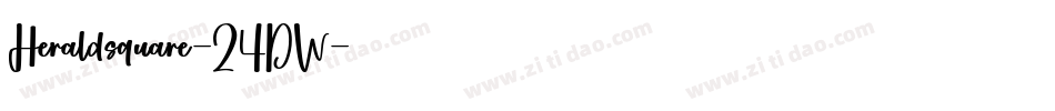 Heraldsquare-24DW字体转换