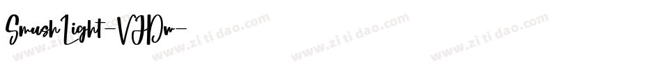 SmushLight-VJDw字体转换
