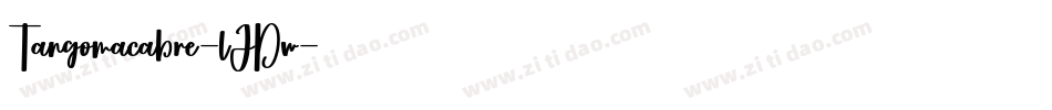 Tangomacabre-lJDw字体转换