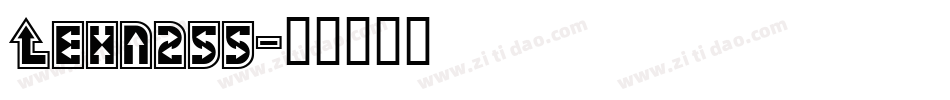 LEHN255字体转换