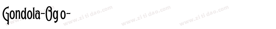 Gondola-Og3o字体转换