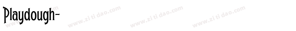 Playdough字体转换