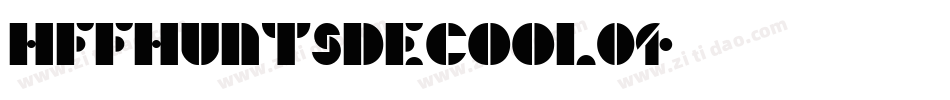 HffHuntsDeco-ol04字体转换