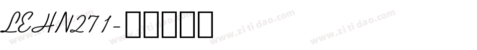 LEHN271字体转换