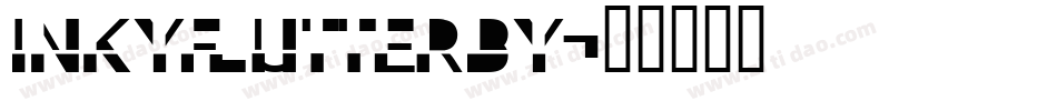 inkyflutterby字体转换