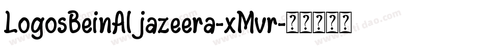 LogosBeinAljazeera-xMvr字体转换