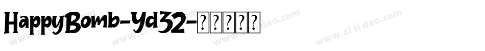 HappyBomb-Yd32字体转换