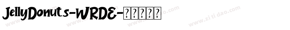 JellyDonuts-WRDE字体转换