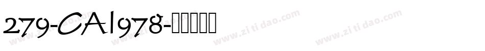 279-CAI978字体转换
