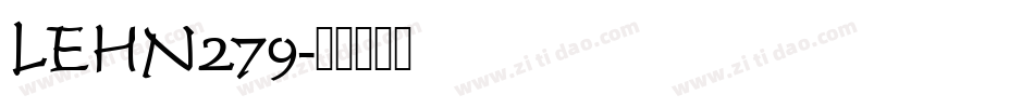 LEHN279字体转换