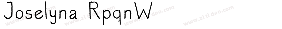 Joselyna-RpqnW字体转换