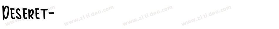 Deseret字体转换