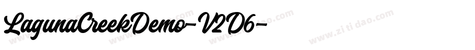 LagunaCreekDemo-V2D6字体转换