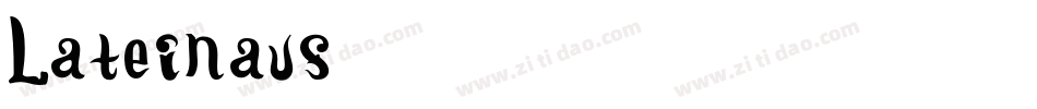 Lateinaus字体转换