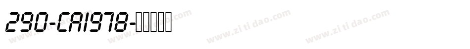 290-CAI978字体转换