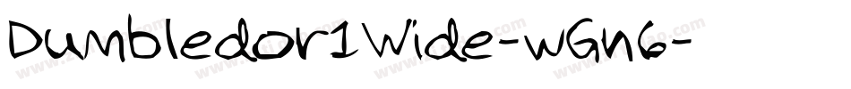Dumbledor1Wide-wGn6字体转换