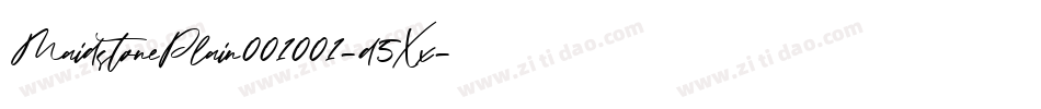 MaidstonePlain001001-d5Xx字体转换