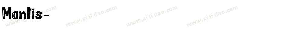 Mantis字体转换