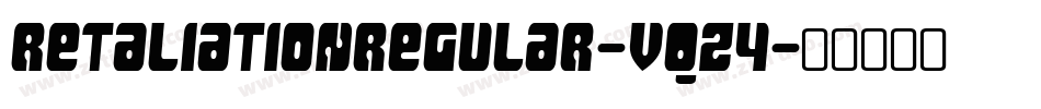 RetaliationRegular-vqZ4字体转换