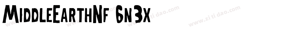 MiddleEarthNf-6n3x字体转换