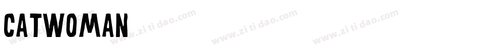 catwoman字体转换