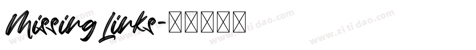 MissingLinks字体转换