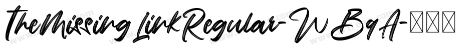 TheMissingLinkRegular-WBqA字体转换