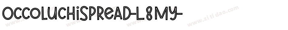 OccoluchiSpread-L8my字体转换