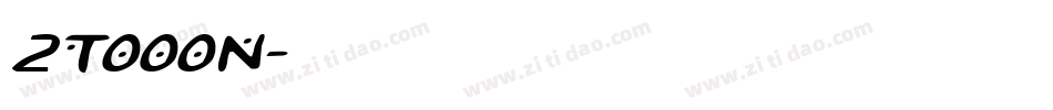 2tooon字体转换