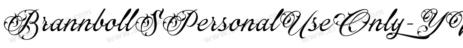 BrannbollSPersonalUseOnly-YW2v字体转换