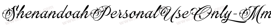 ShenandoahPersonalUseOnly-MmPx字体转换 ShenandoahPersonalUseOnly-MmPx字体转换