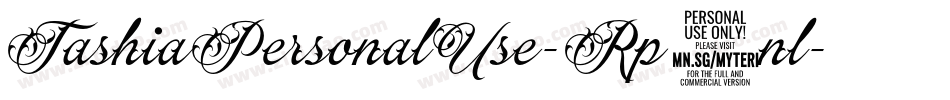 TashiaPersonalUse-Rp0nl字体转换 TashiaPersonalUse-Rp0nl字体转换